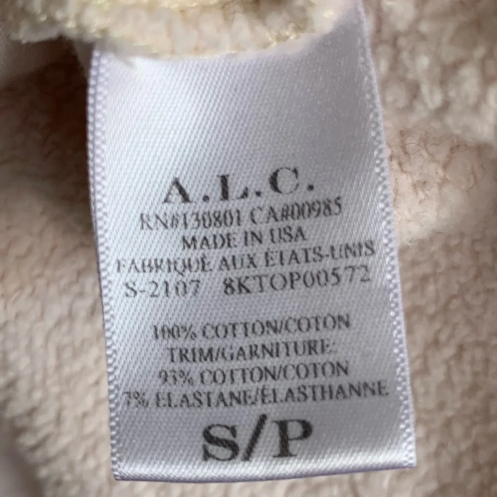 ALC Fleece Pullover Sweatshirt Sweater Pink